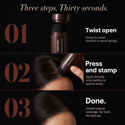 Barra correctora para la línea del cabello